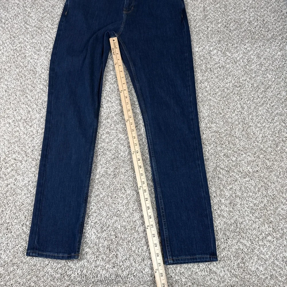 Banana Republic Jeans Mens 33x34 Dark‎ Indigo Skinny Fit Denim Travel Stretch